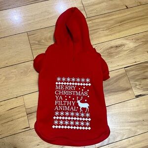 NWOT Fab Dog Red Hootie
